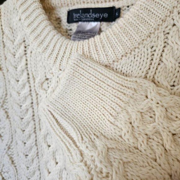 Heritage Irish Knit Sweater – 100% Virgin Wool – Made in Dublin, Ireland – Sz XL - Picture 8 of 12